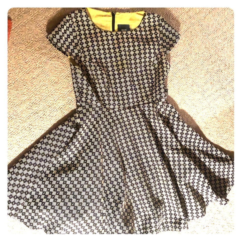 Anthropologie Fit and flair dress.